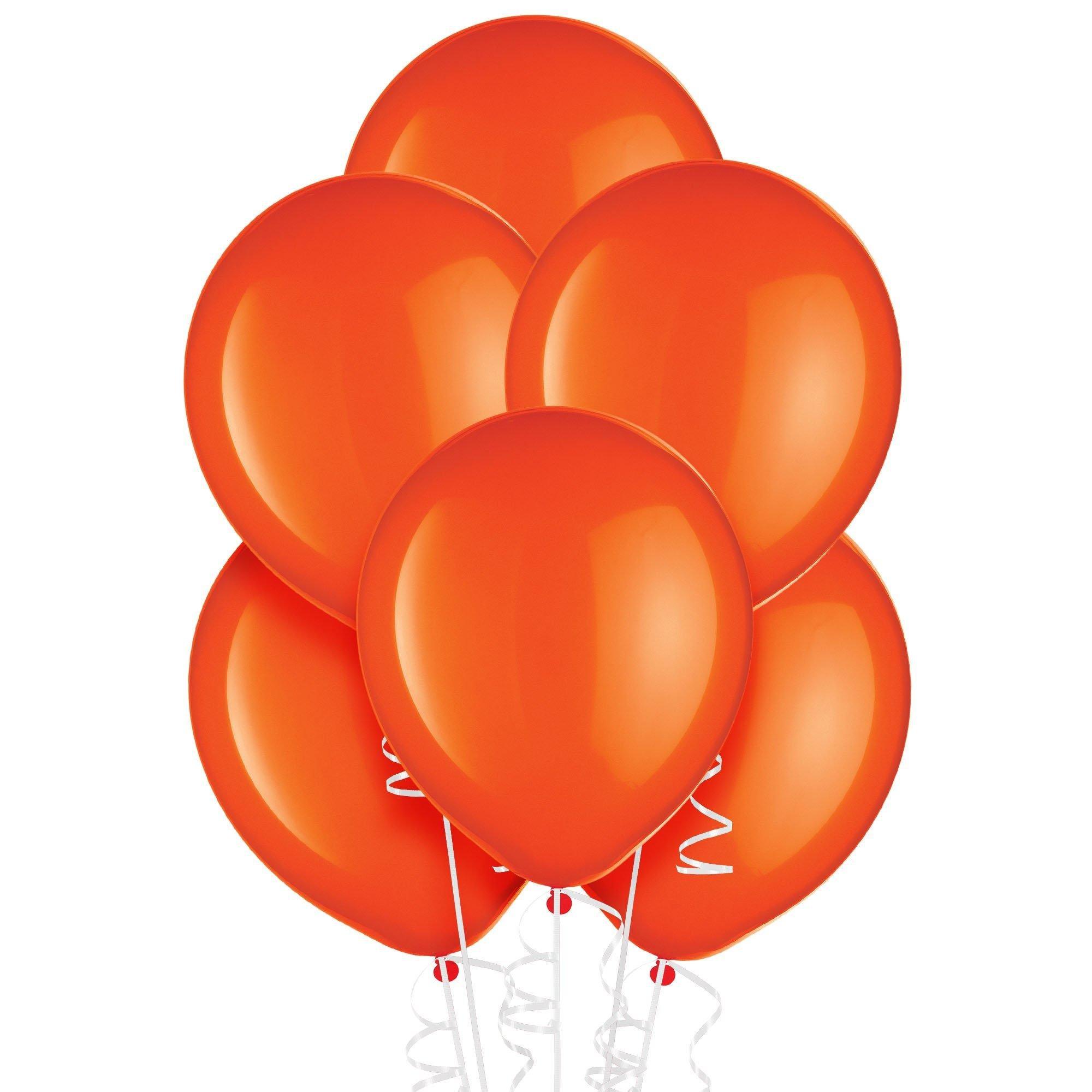 Orange Latex Balloons. Assorted Options - Image 2