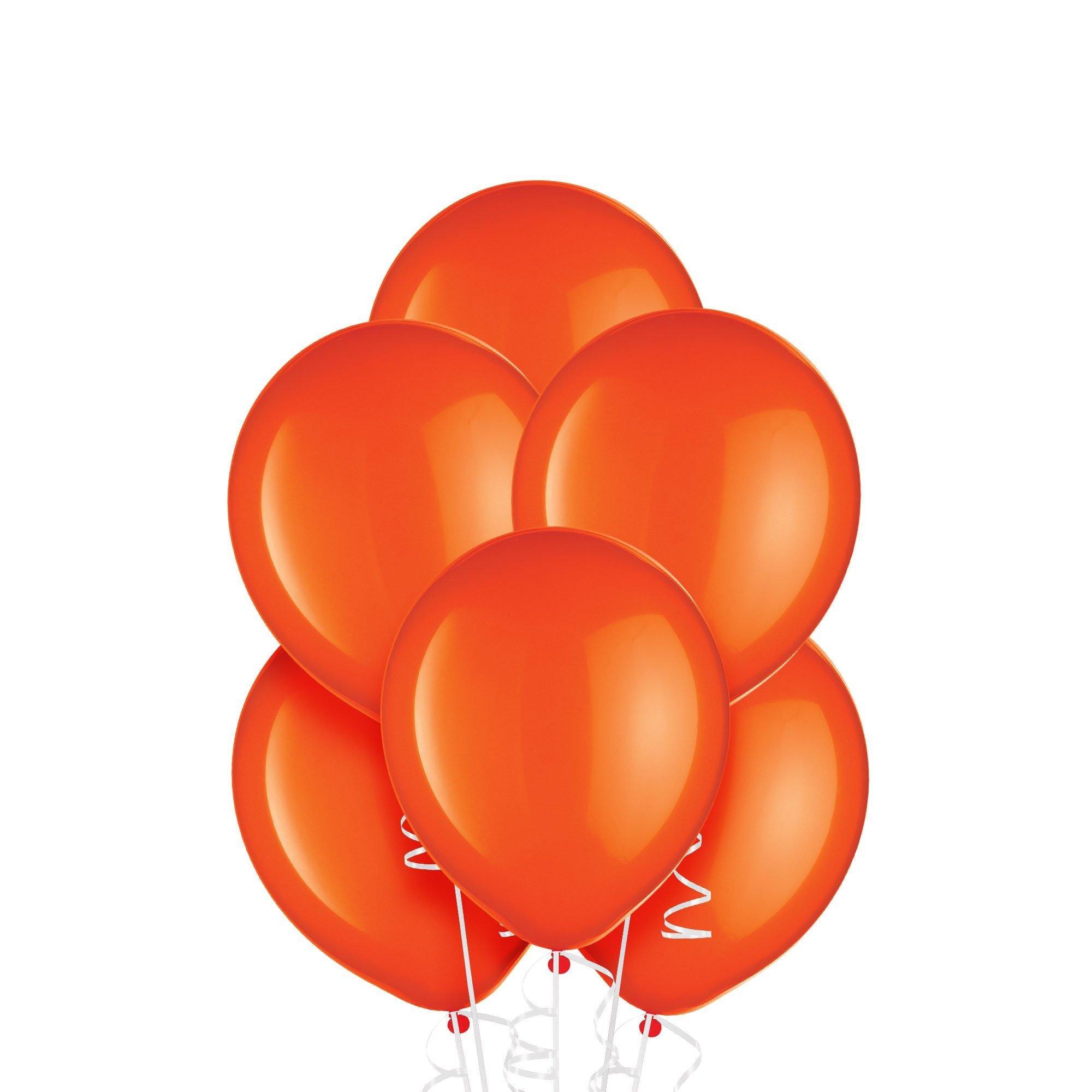 Orange Latex Balloons. Assorted Options - Image 3