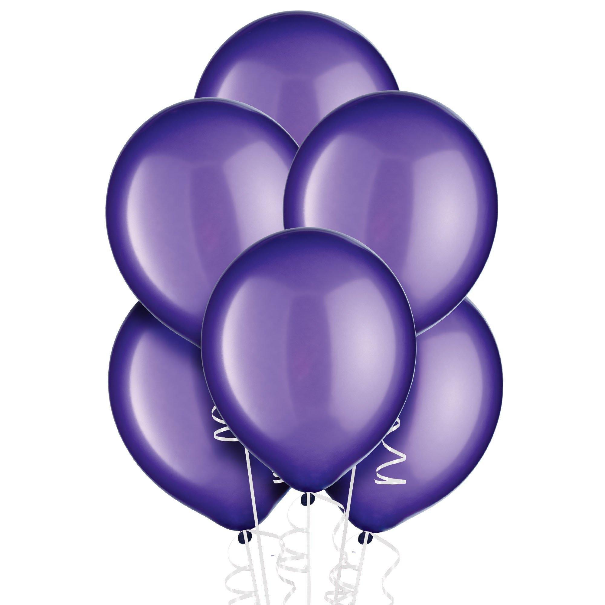 Purple Pearl Latex Balloons. Assorted Options - Image 2
