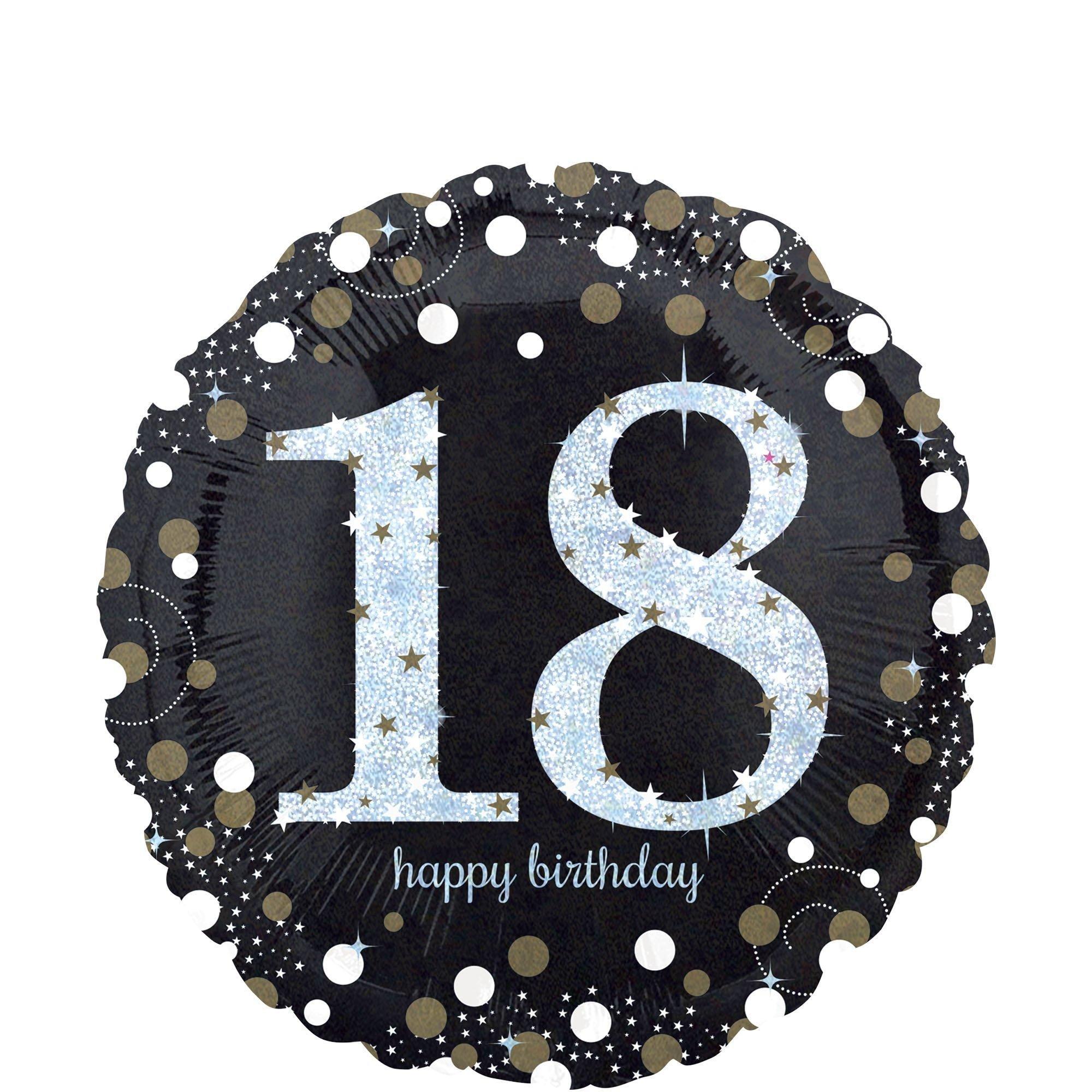 Birthday Balloon 18in - Sparkling Celebration. Ages - Image 2