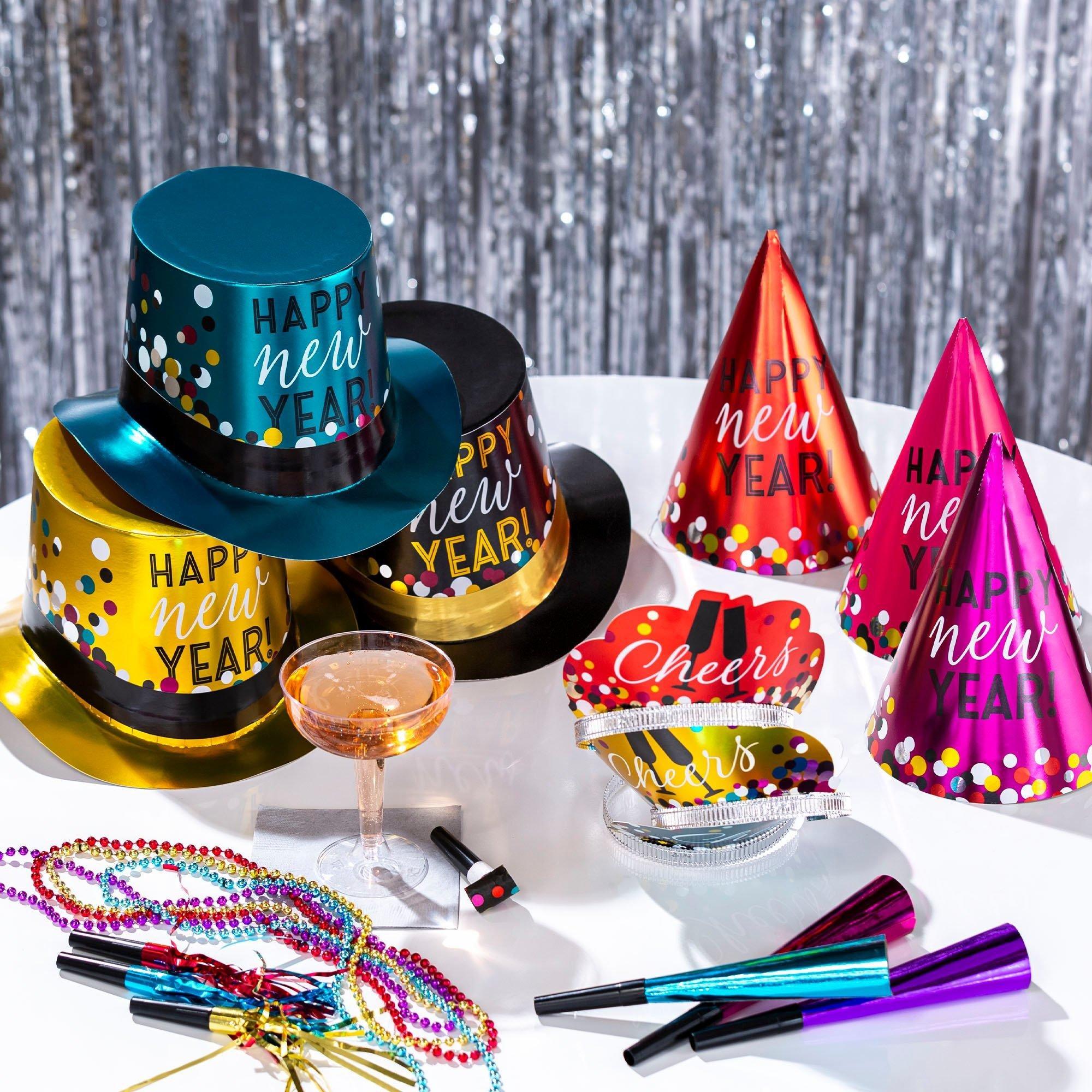 Colorful Confetti New Year's Eve Party Kit. Multiple Counts - Image 28