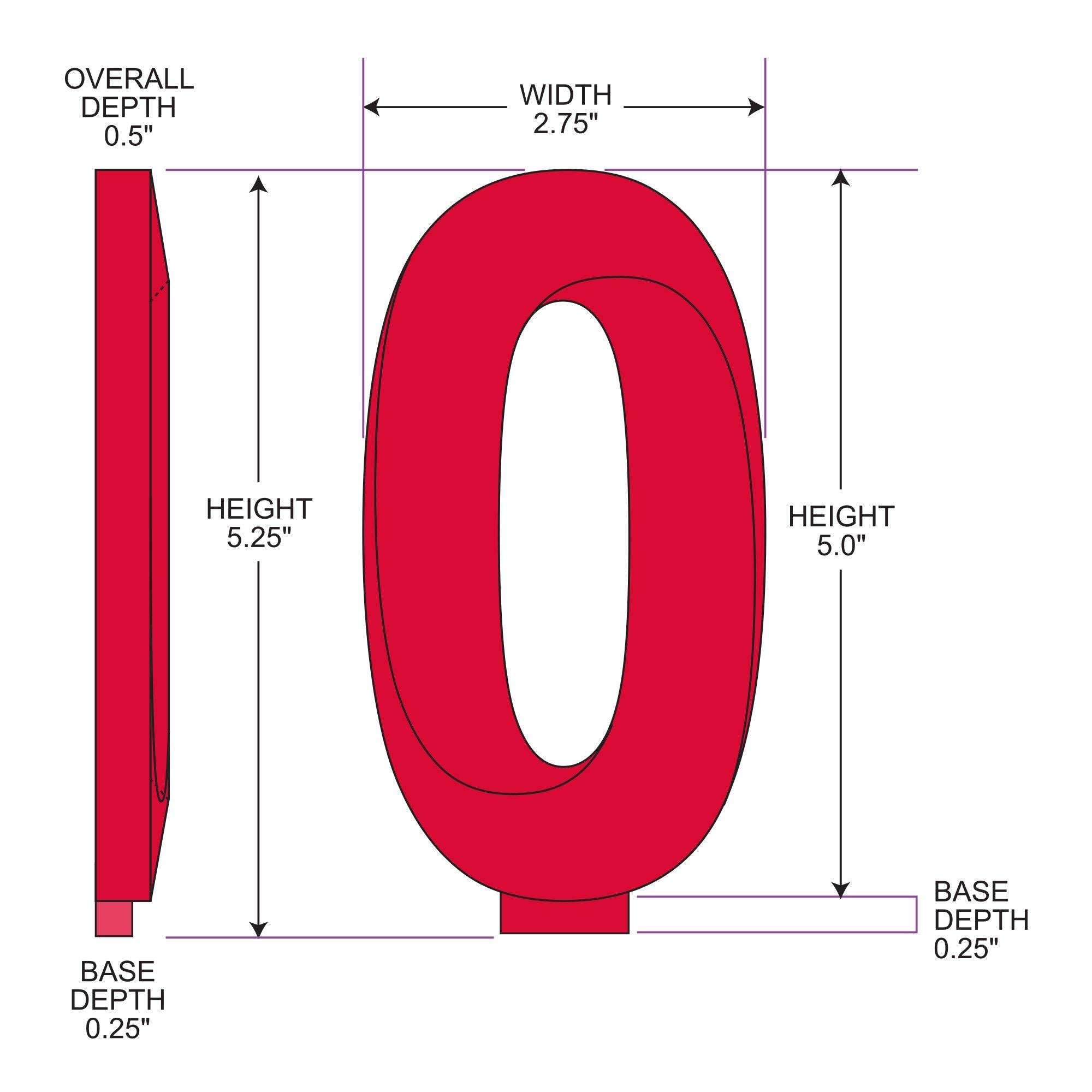 Faceted Number (0-9) Birthday Candle. 5.25in - Image 4