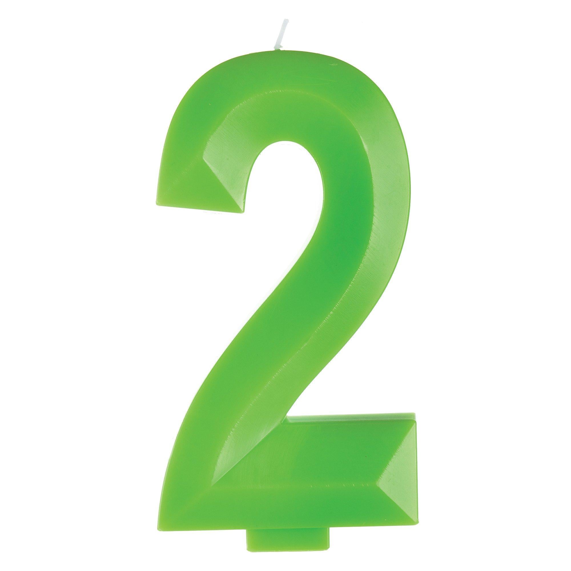 Faceted Number (0-9) Birthday Candle. 5.25in - Image 8