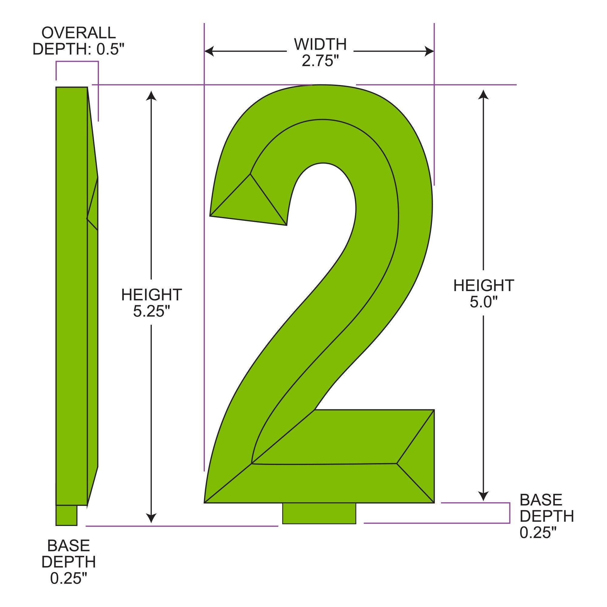 Faceted Number (0-9) Birthday Candle. 5.25in - Image 10