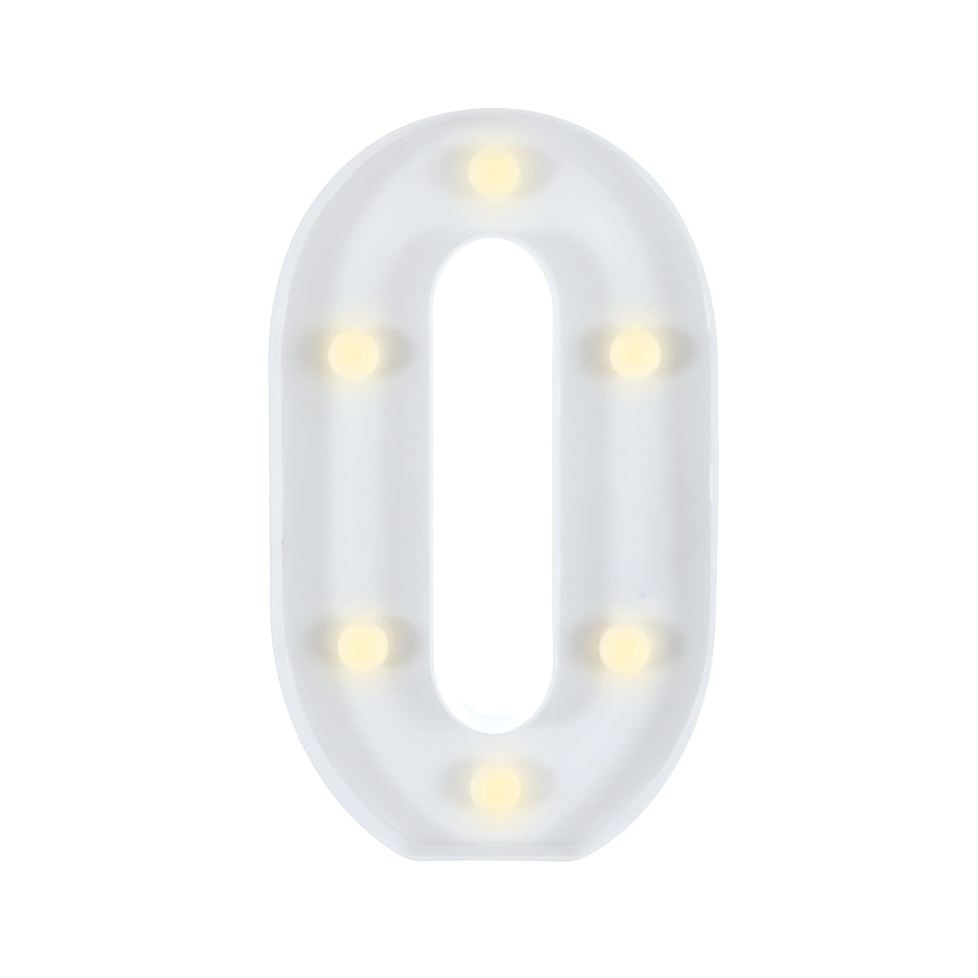 Light-Up Standing Number (0-9). 8in