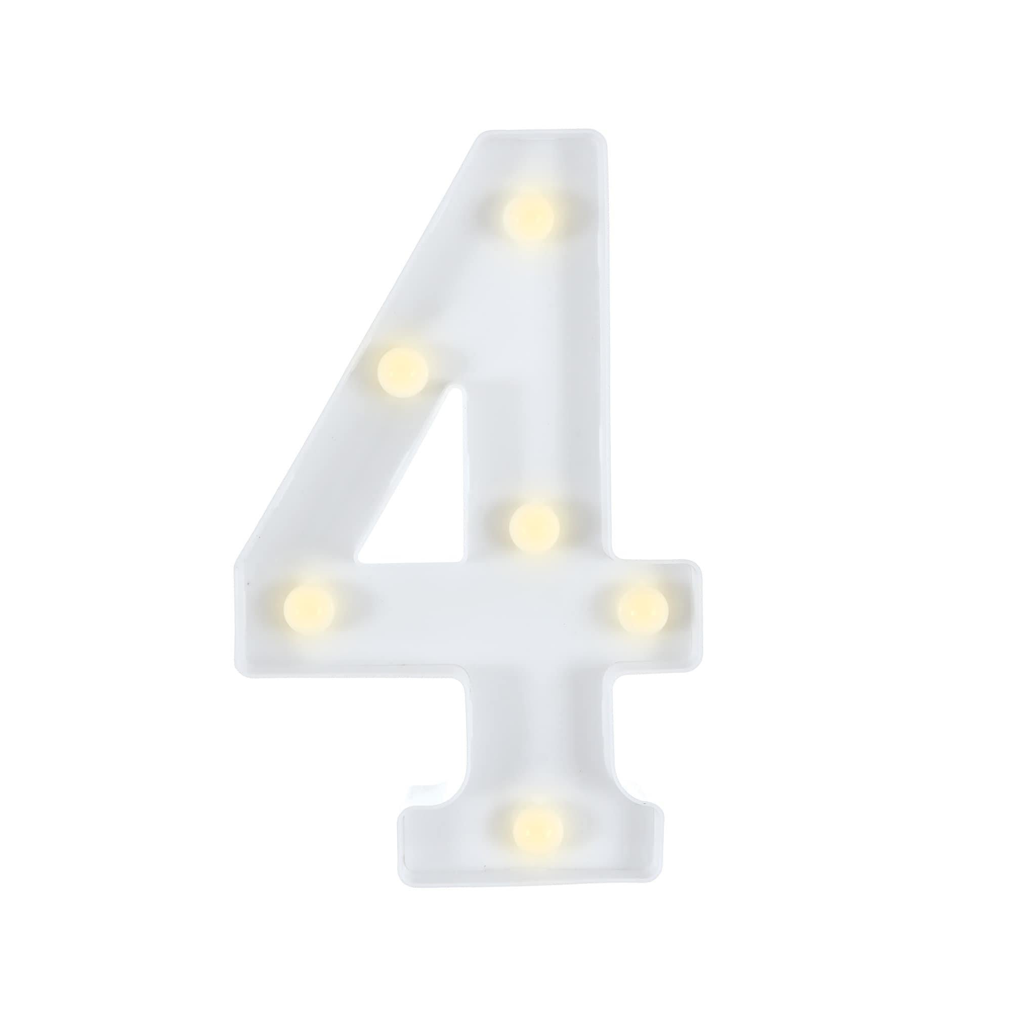 Light-Up Standing Number (0-9). 8in - Image 11