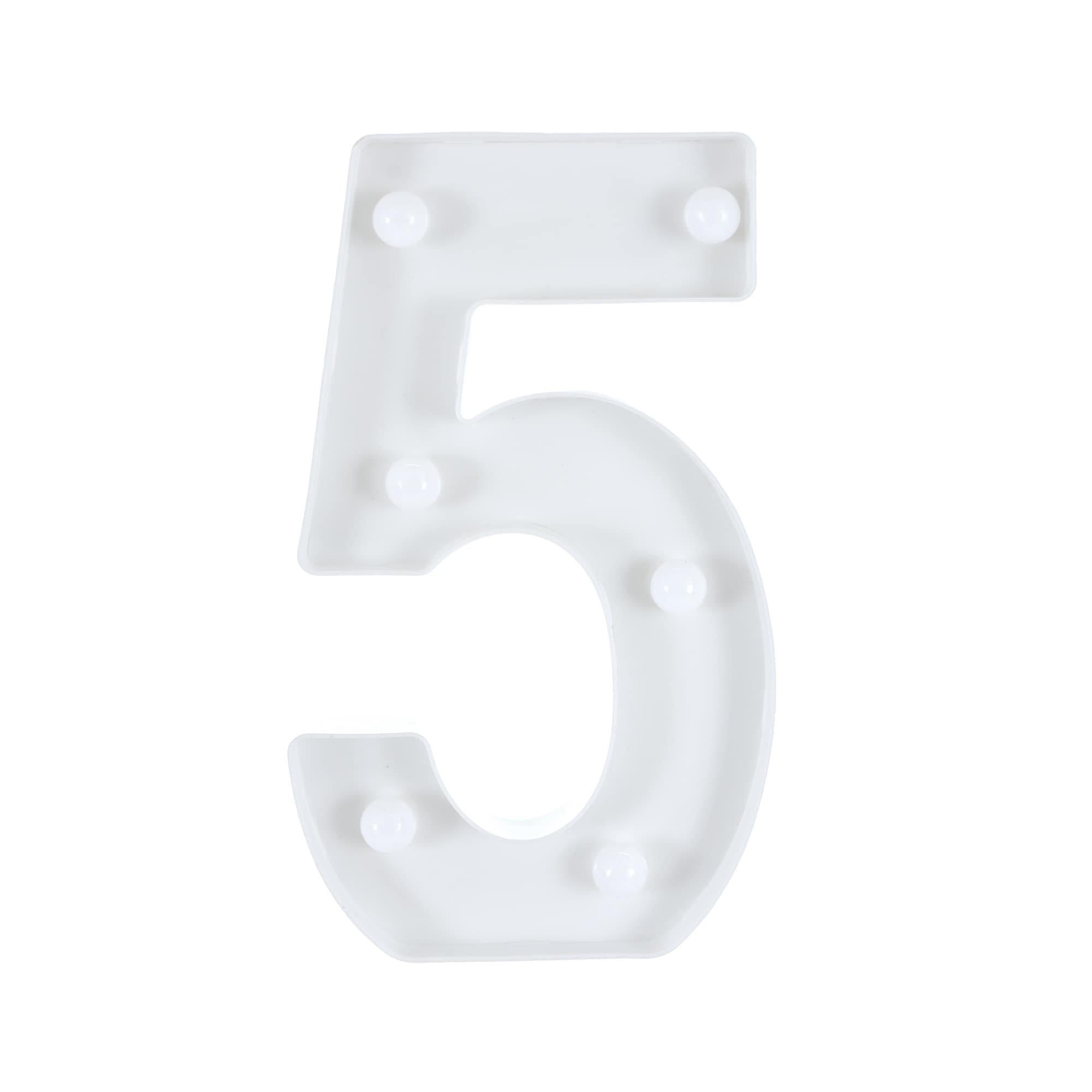 Light-Up Standing Number (0-9). 8in - Image 12