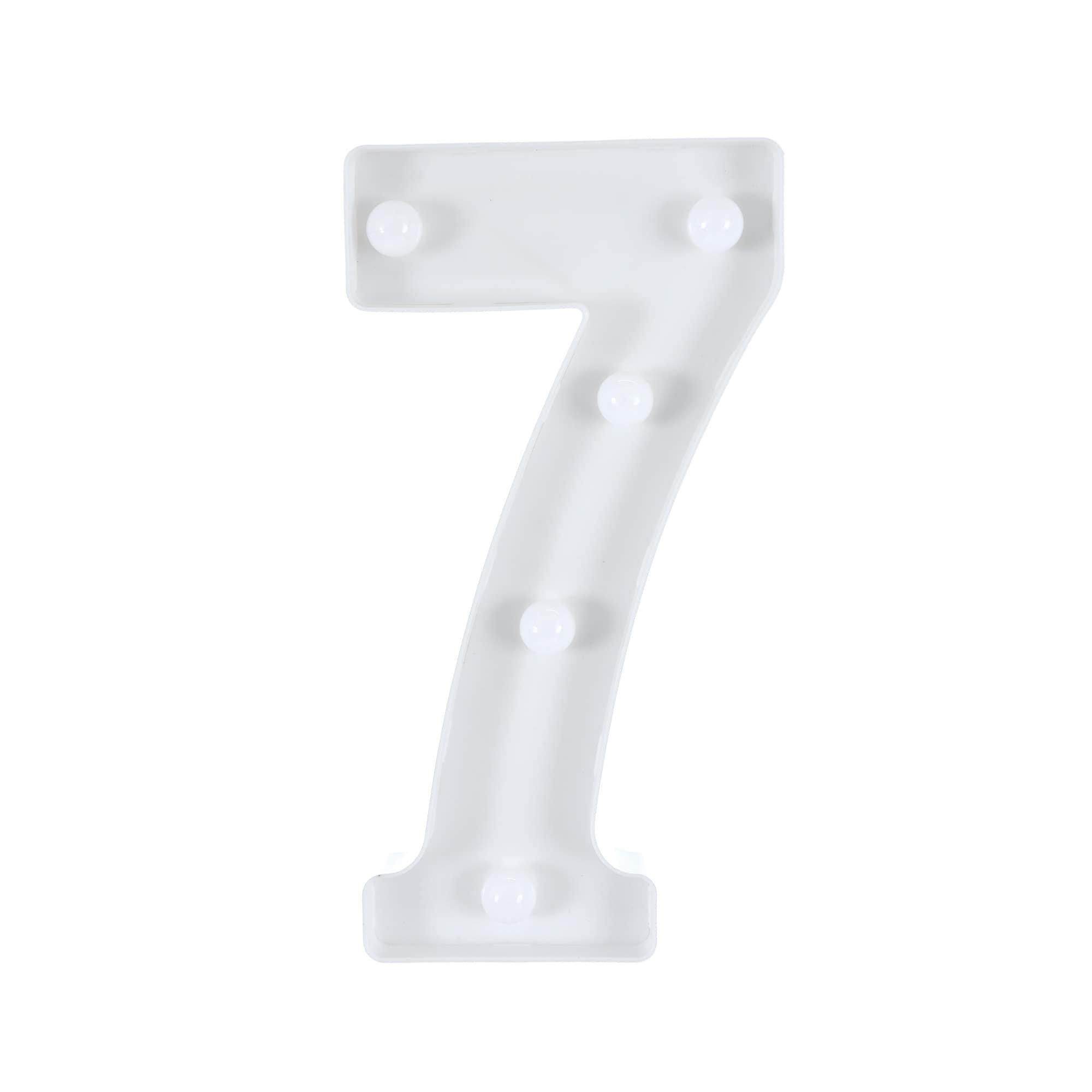 Light-Up Standing Number (0-9). 8in - Image 16