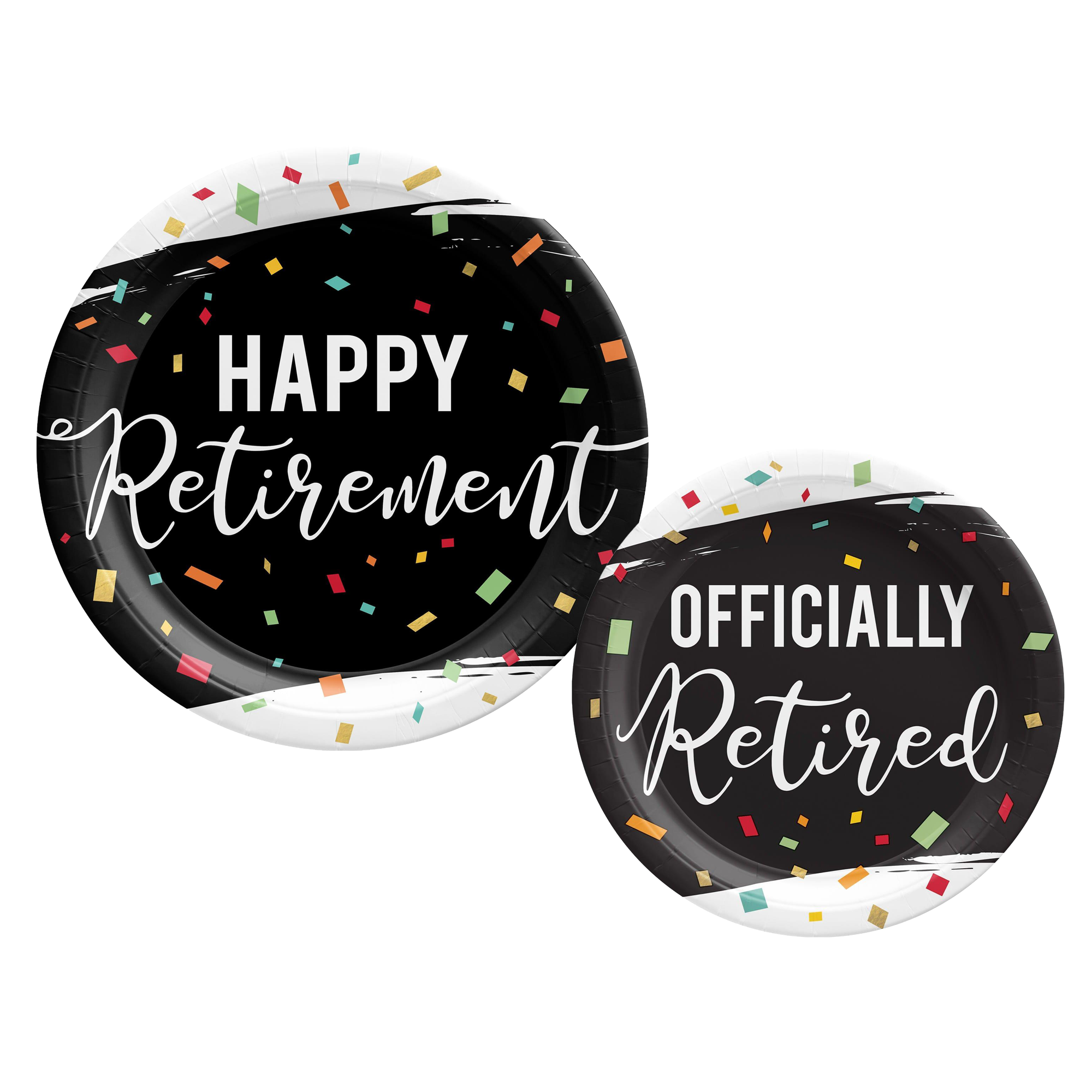 Officially Retired Paper Plate. 8ct. Assorted Options