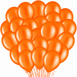 Orange Latex Balloons. 11in. 100ct
