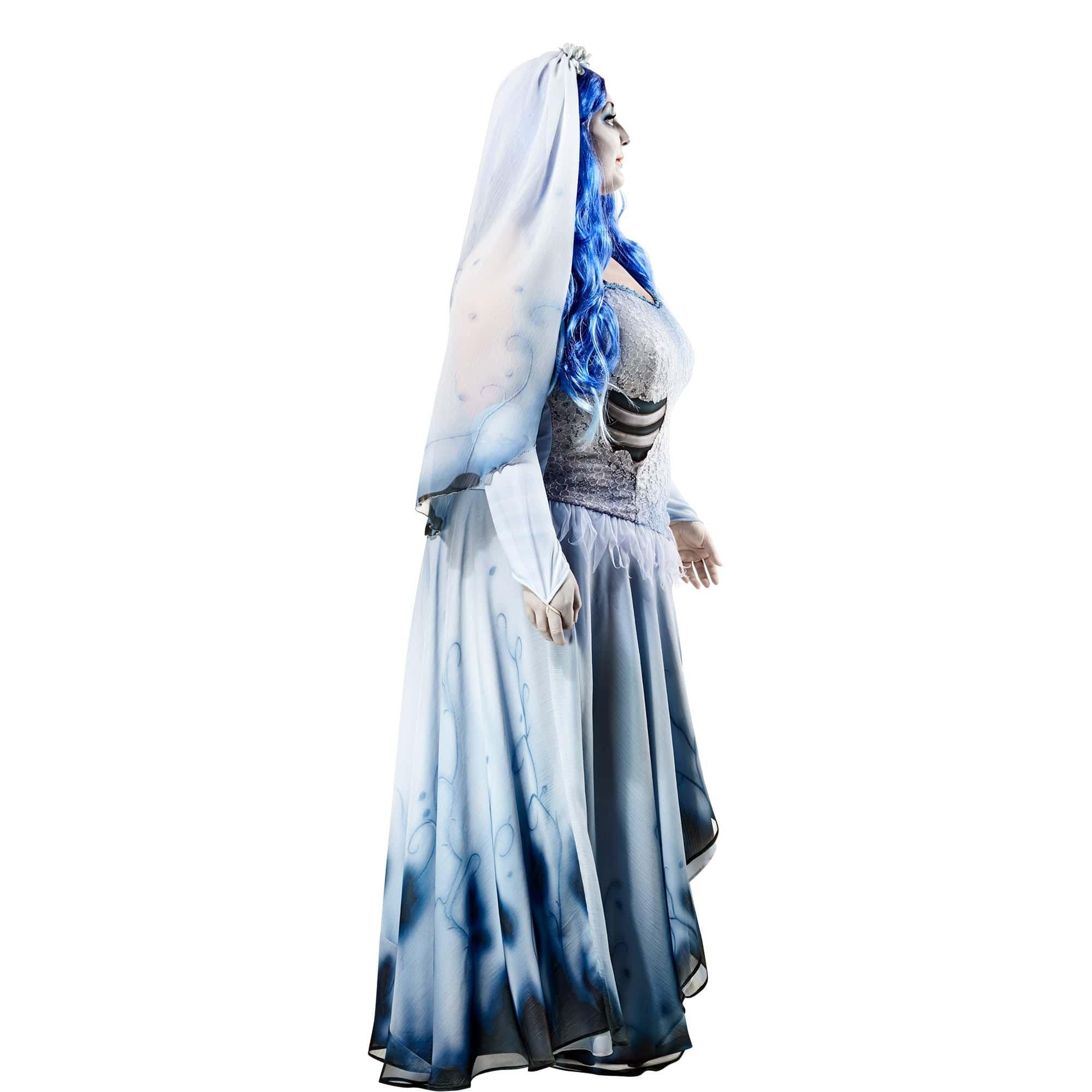 Women's Plus Size Corpse Bride Emily Costume - Image 3