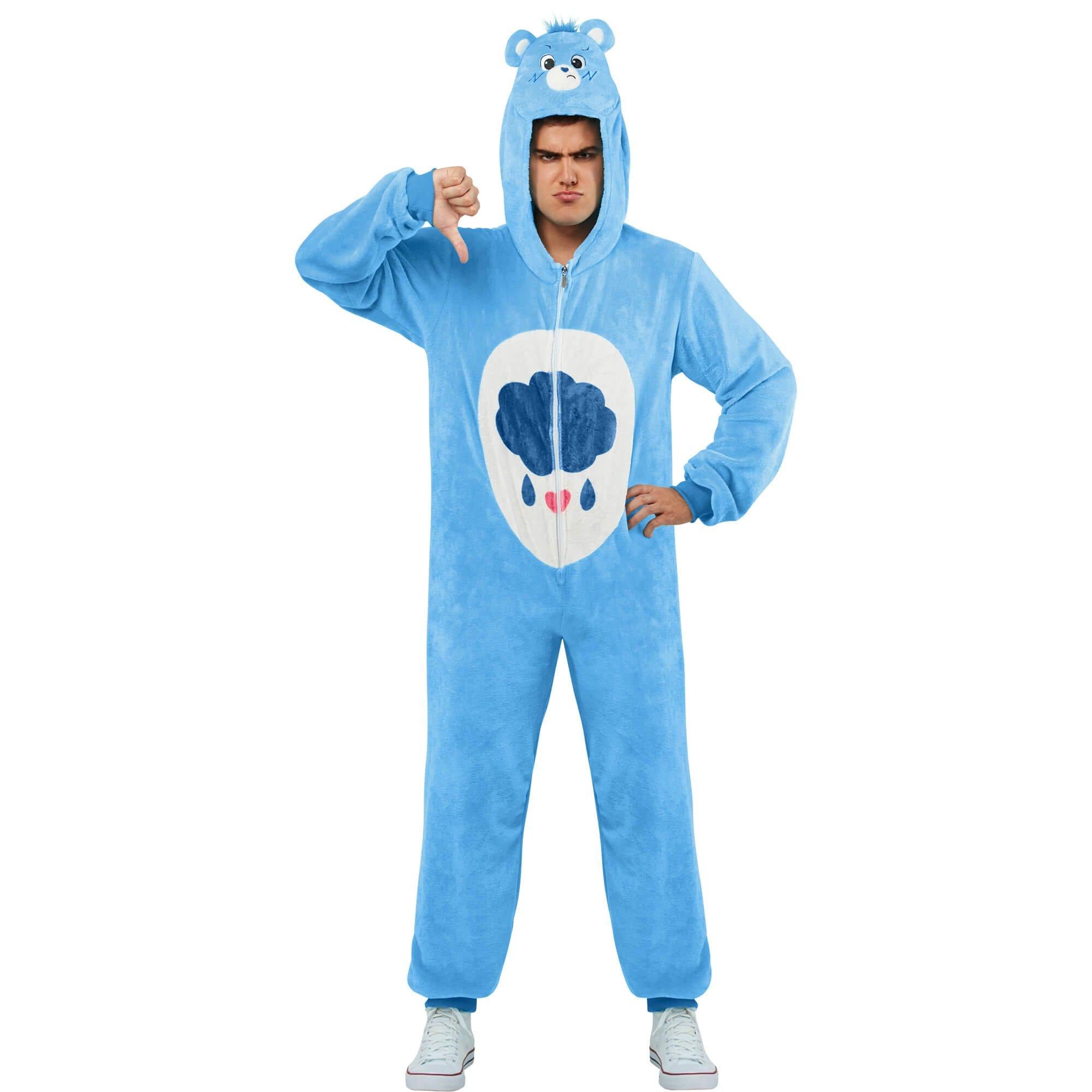 Adult Care Bears Grumpy Bear Zipsters Costume - Image 4