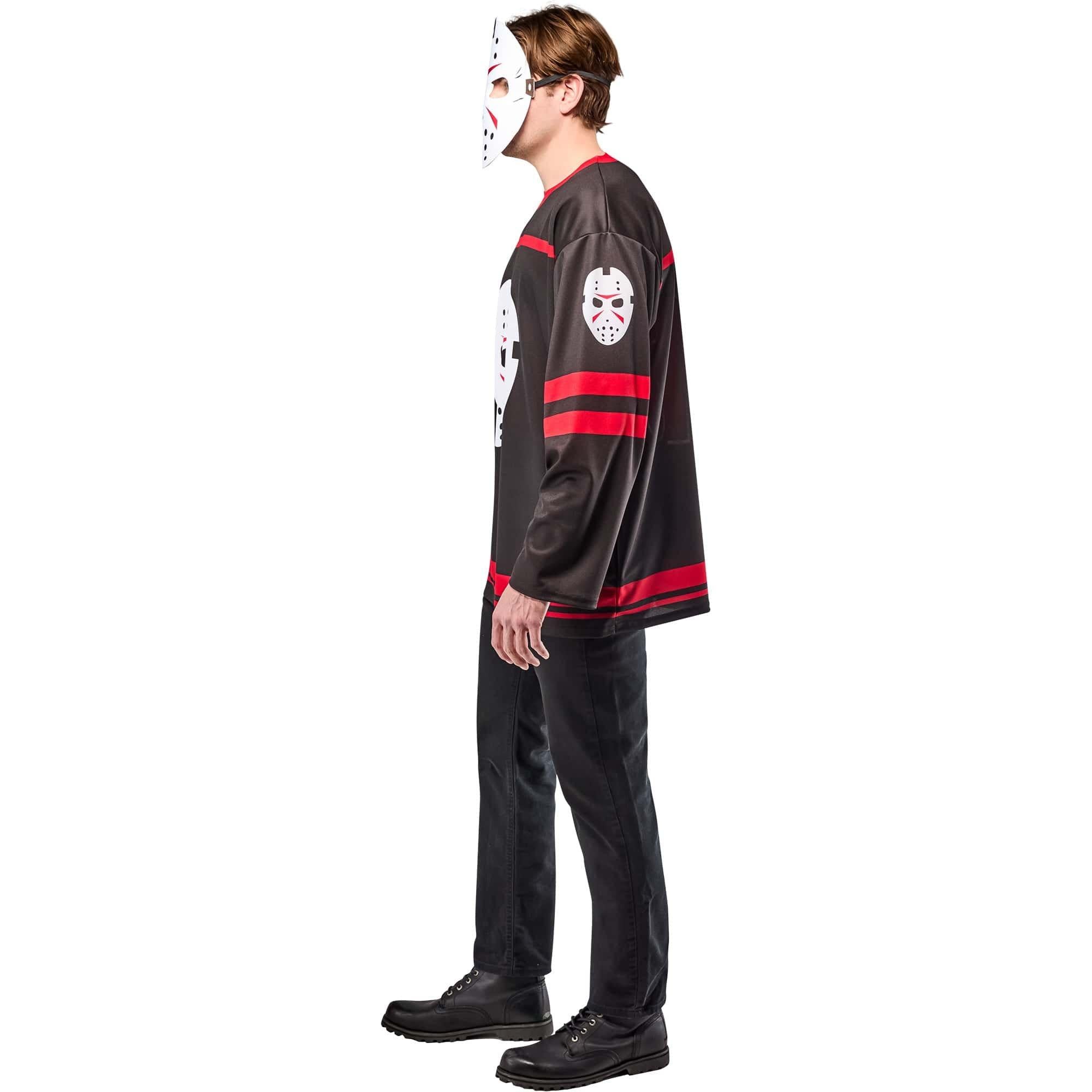 Men's Friday the 13th Jason Voorhees Costume Top with Mask - Image 2