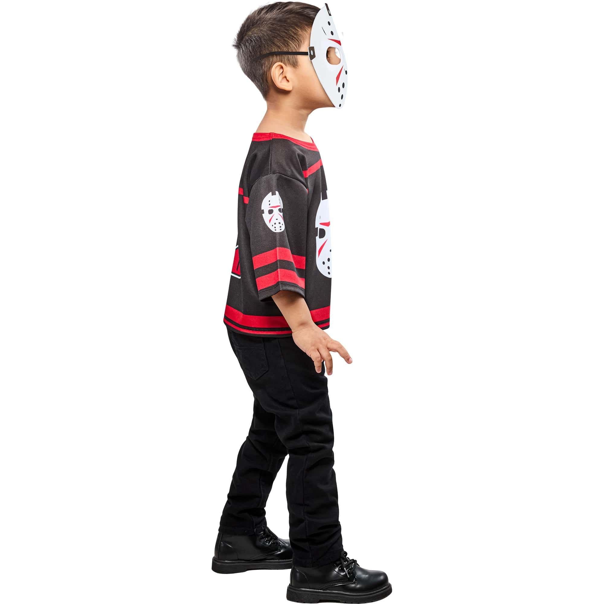 Friday the 13th Jason Voorhees Costume Top with Mask for Toddlers - Image 3