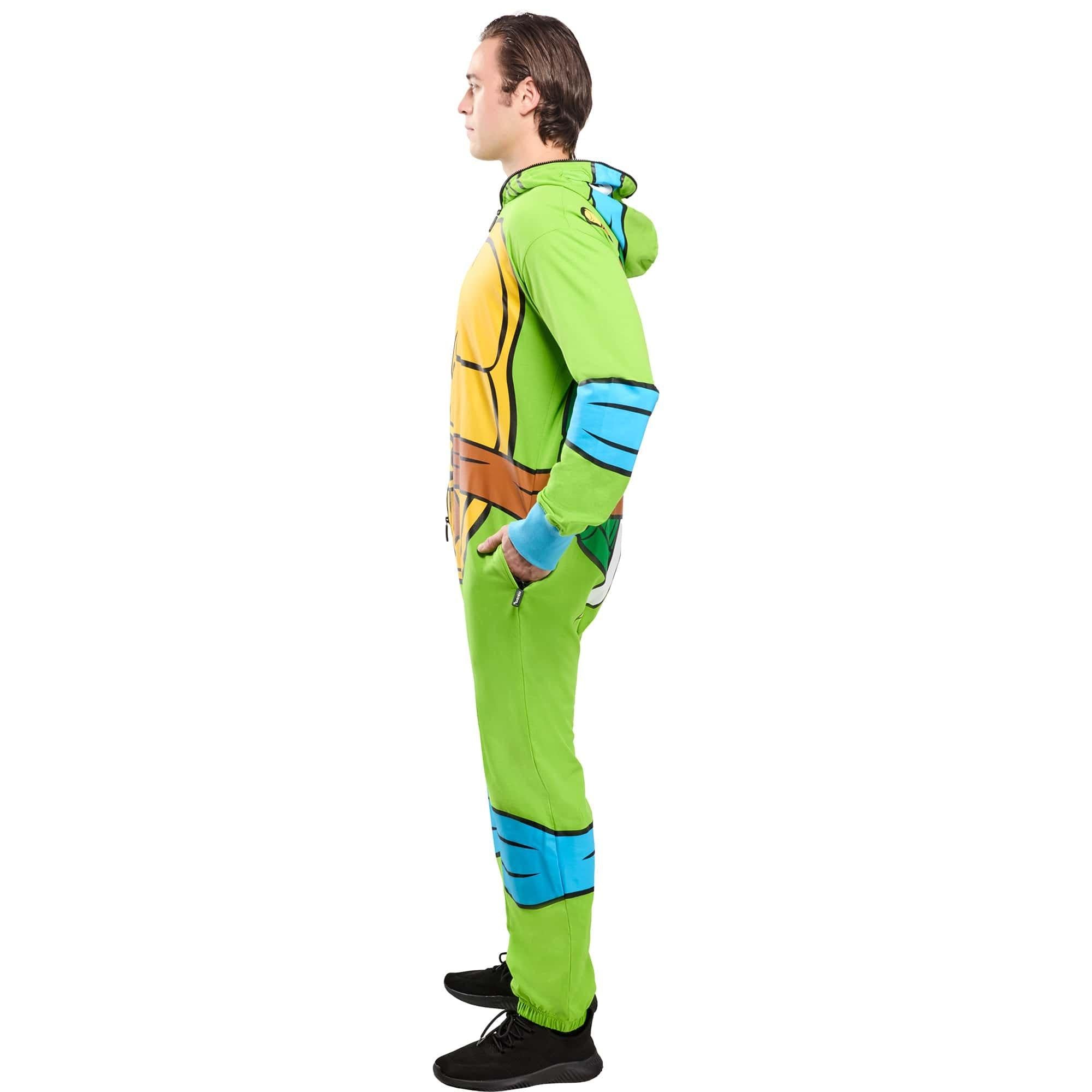 Adult Teenage Mutant Ninja Turtles Classic Leonardo Zipsters Costume - Image 2