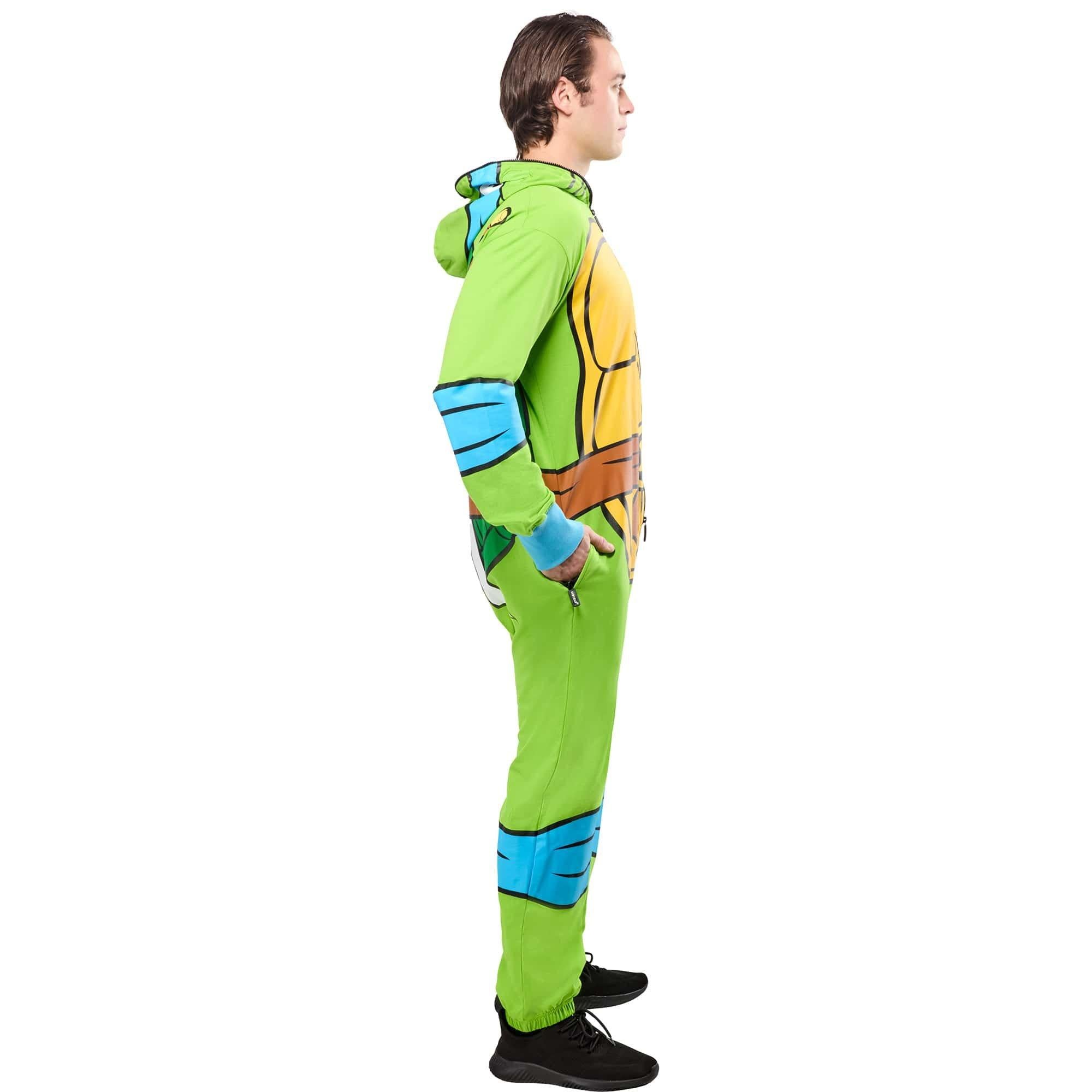 Adult Teenage Mutant Ninja Turtles Classic Leonardo Zipsters Costume - Image 3