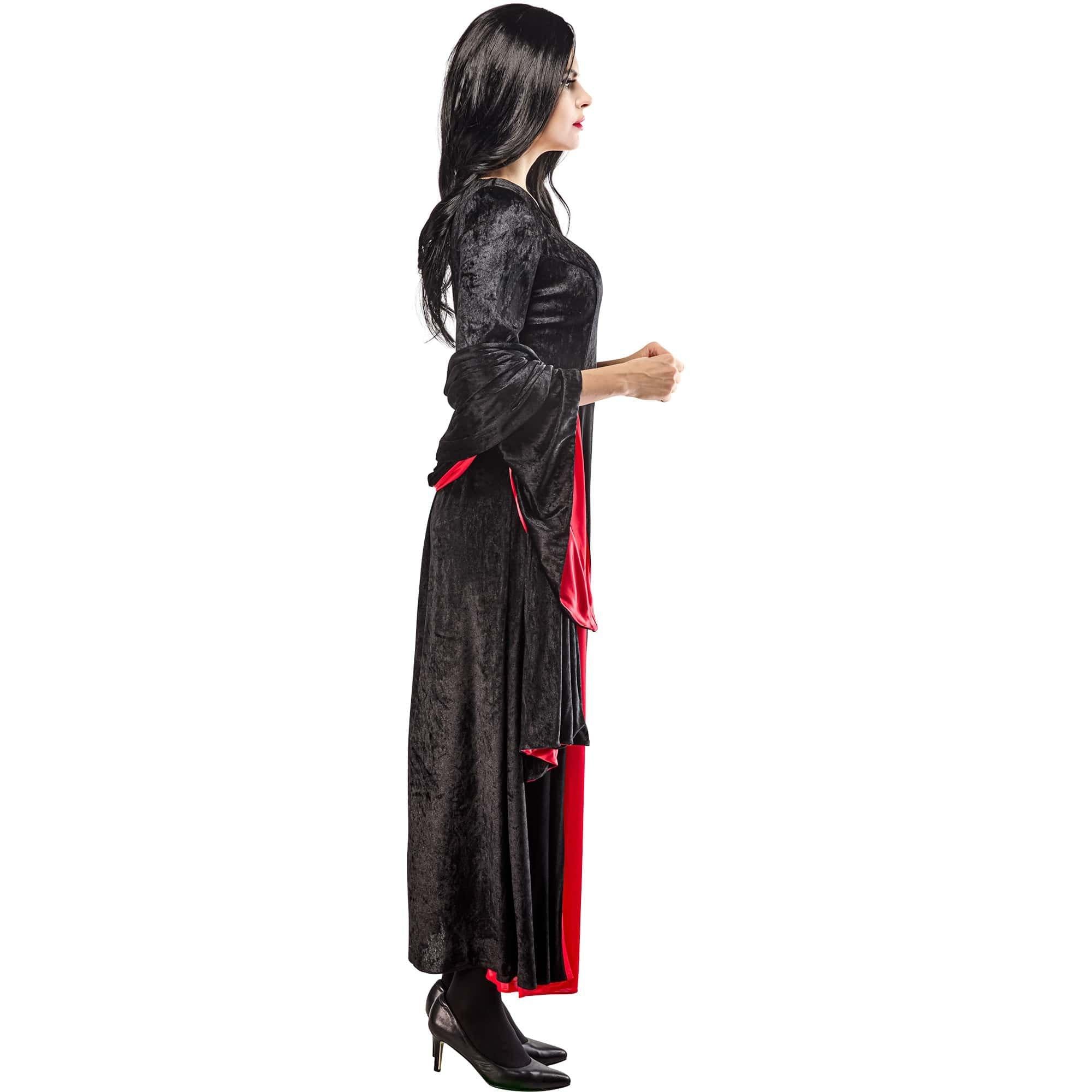 Women's Wednesday Nevermore Academy Morticia Addams Dress - Image 4