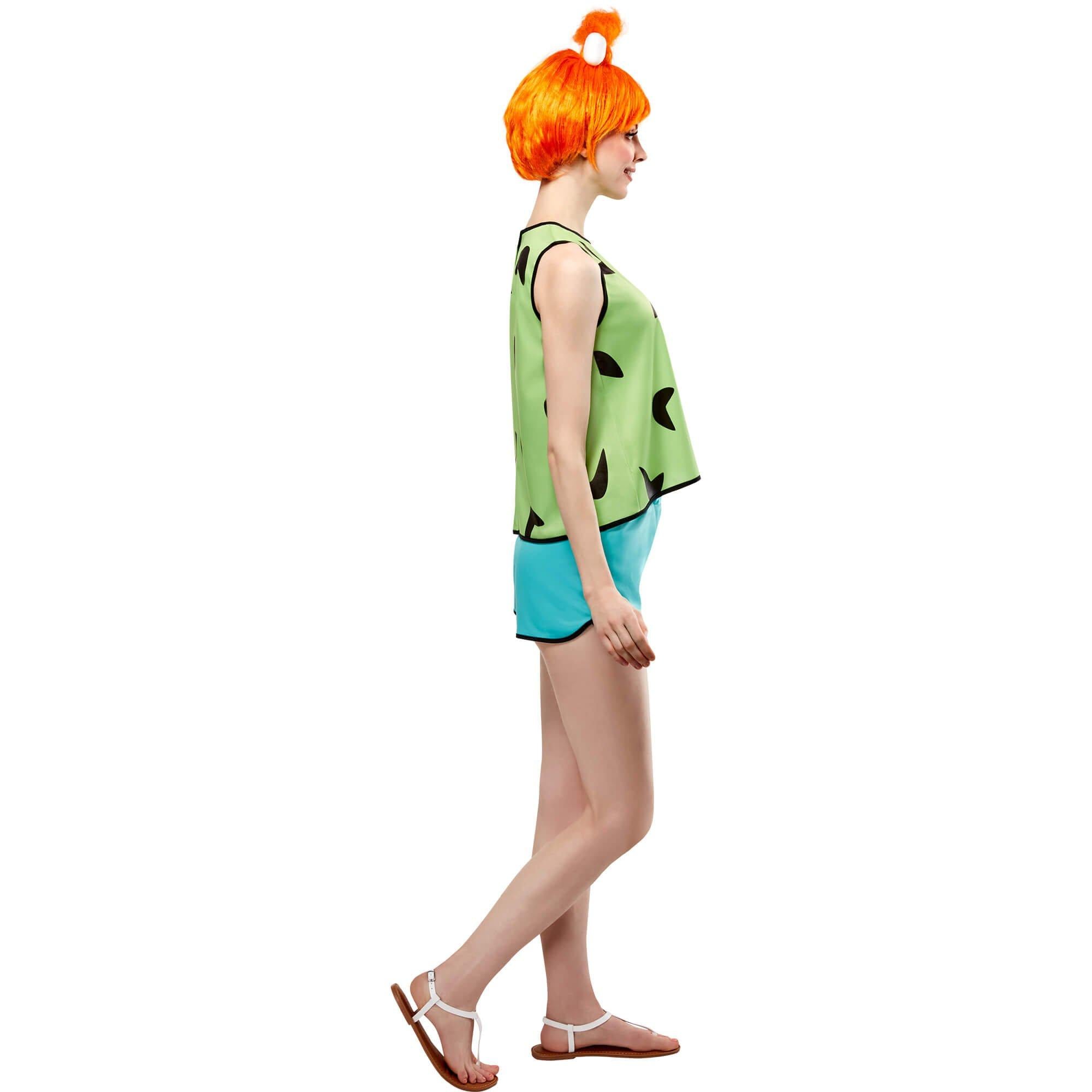 Women's The Flintstones Pebbles Costume with Wig - Image 3