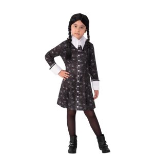 Kids Addams Family Wednesday Costume