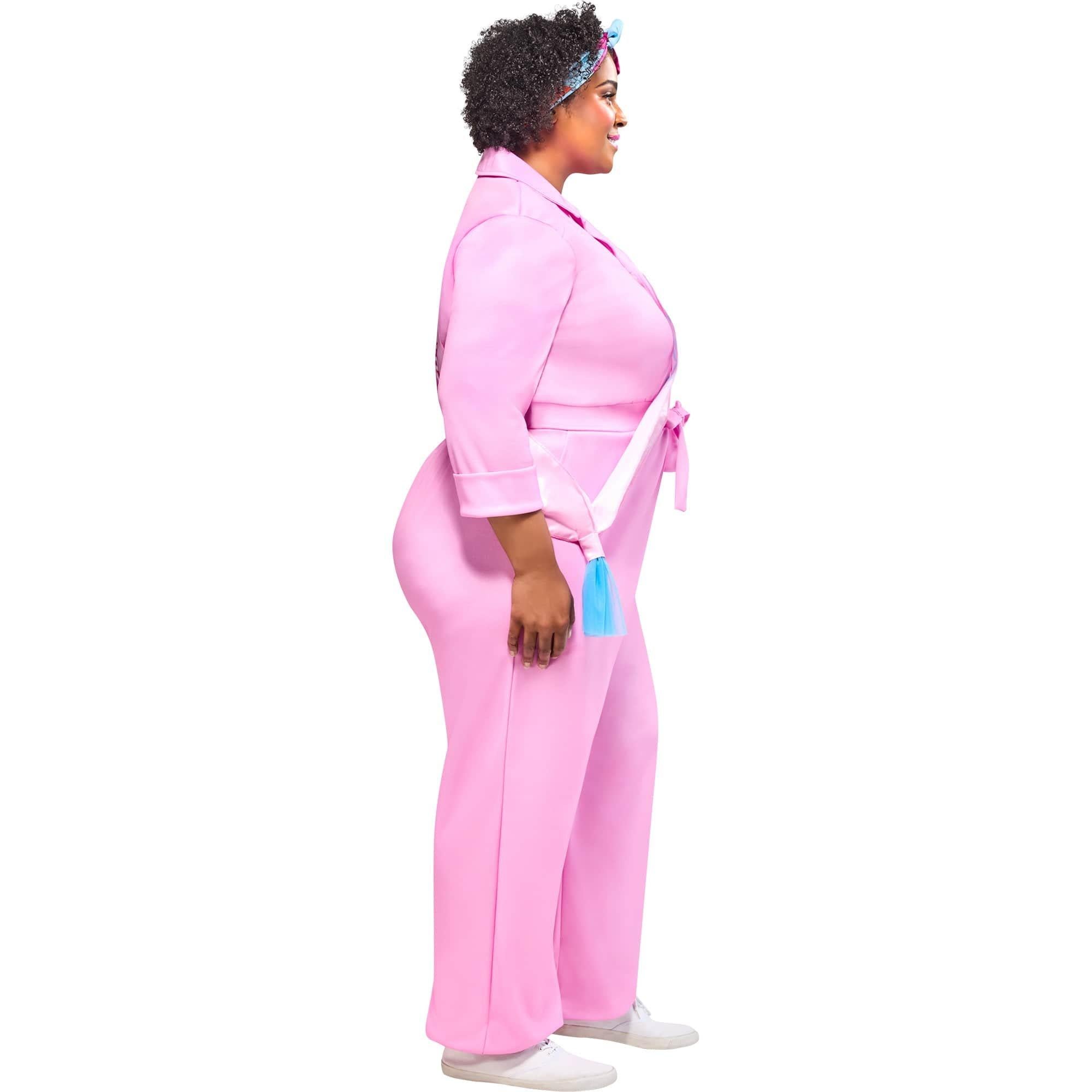 Women's Plus Size Barbie Movie President Barbie Costume - Image 3