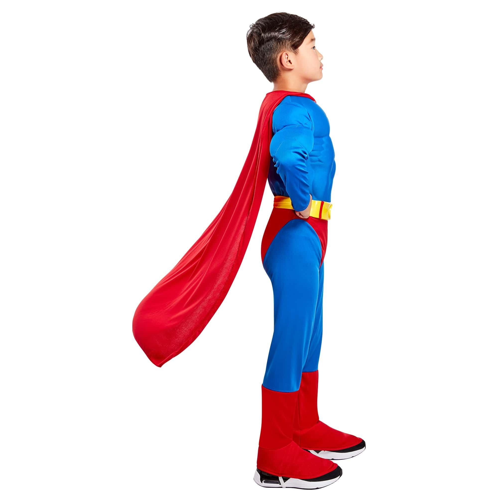Kids' Deluxe Superman Costume with Muscle Chest - Image 2