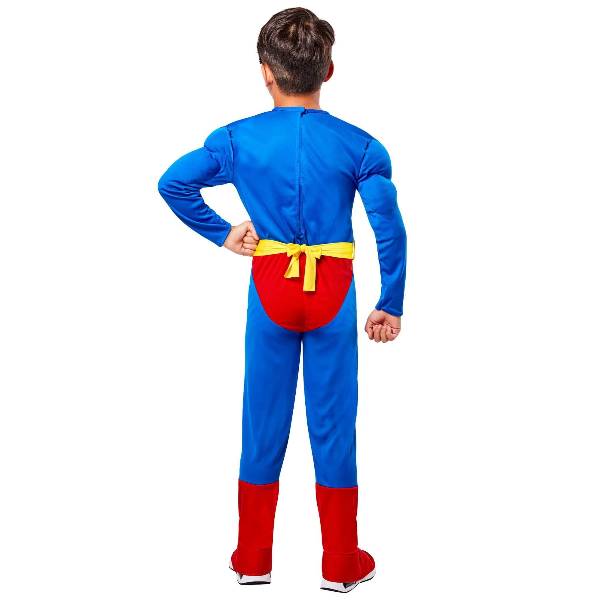 Kids' Deluxe Superman Costume with Muscle Chest - Image 4