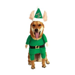 Santa's Lil Helper Walking Pet Costume