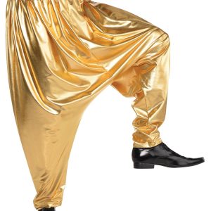 Adult Gold Hip Hop Harem Pants