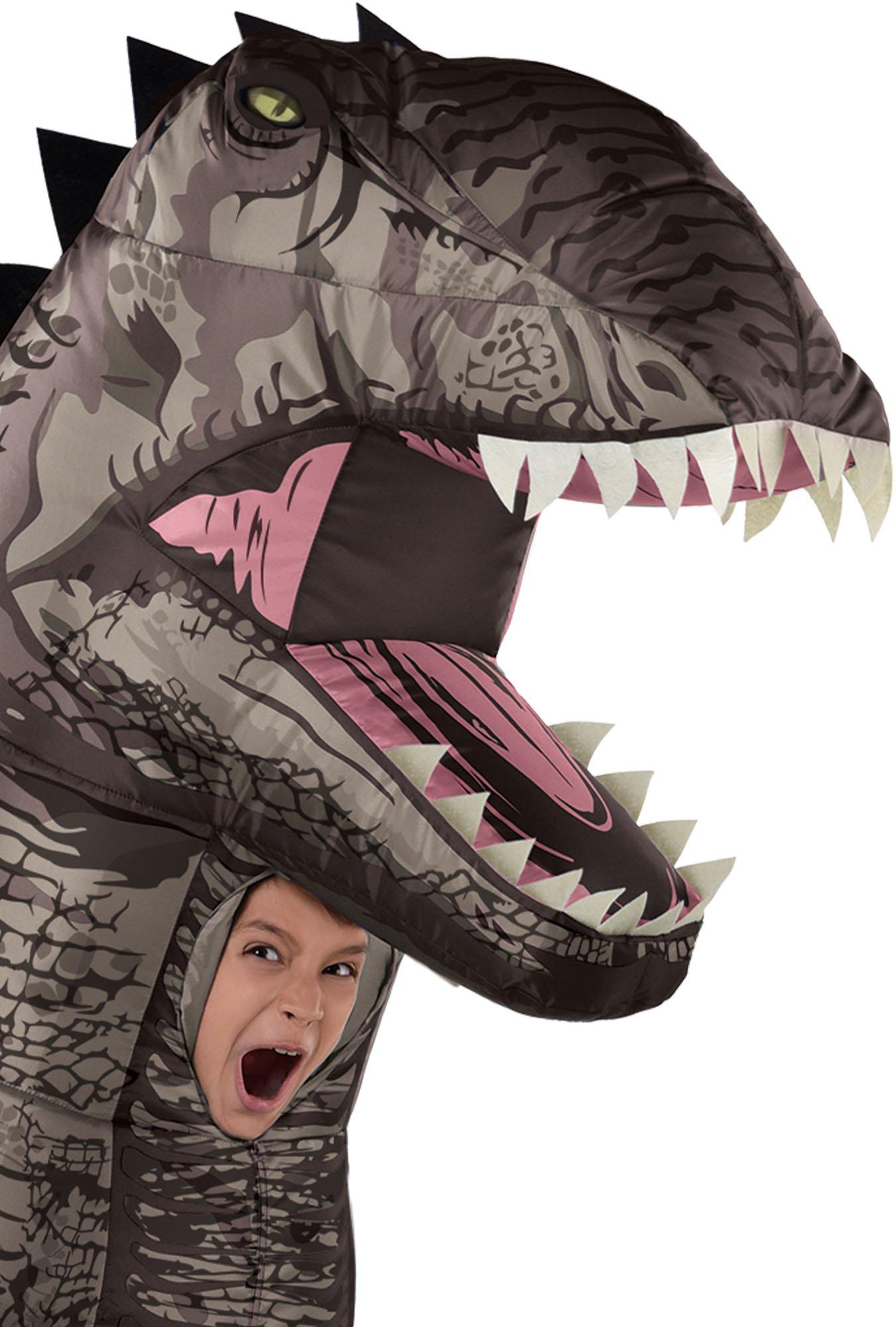 Kids' Giganotosaurus Dinosaur Inflatable Costume with Sound Effect - Jurassic World: Dominion - Image 2