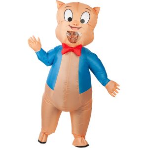 Adult Looney Tunes Porky Pig Inflatable Costume