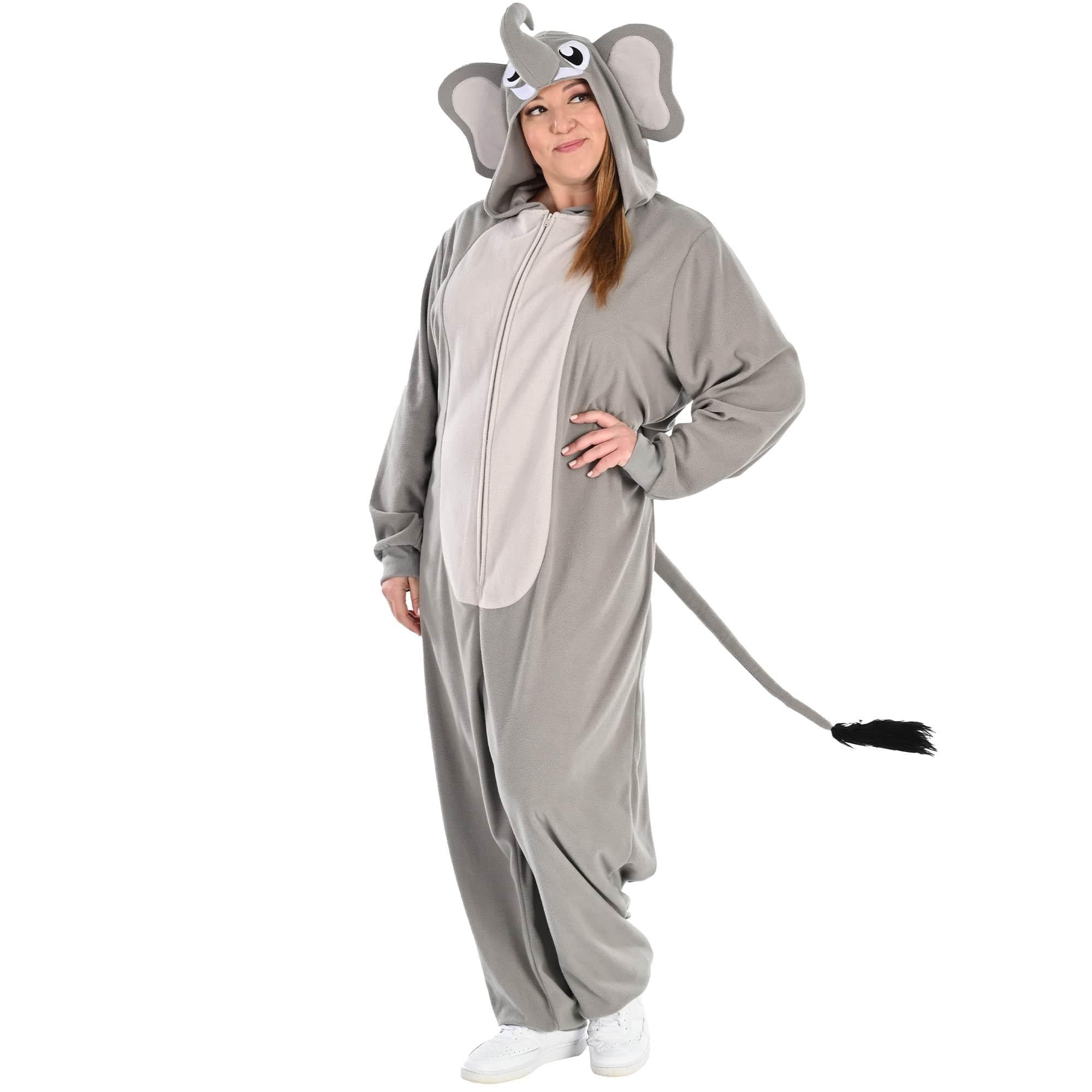 Elephant Zipsters Plus Size Costume – Adult