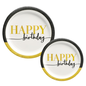 Party Of The Ages Paper Plate. 8ct. Assorted Options