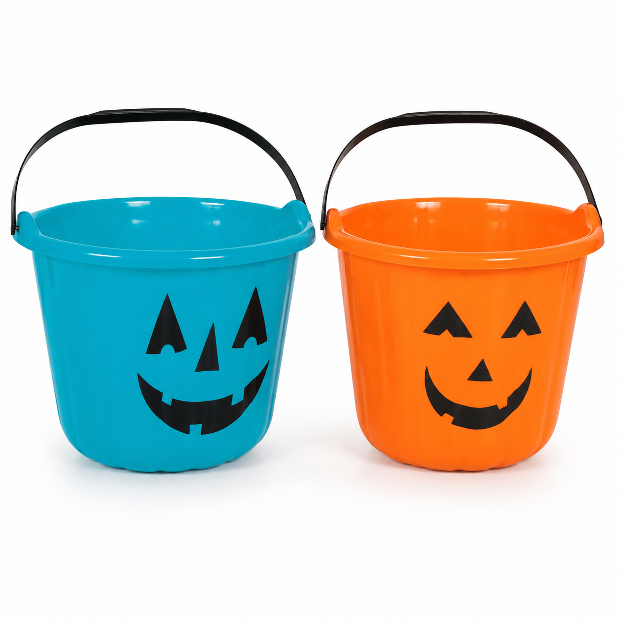 Jack-o'-Lantern Treat Bucket. Assorted Colors