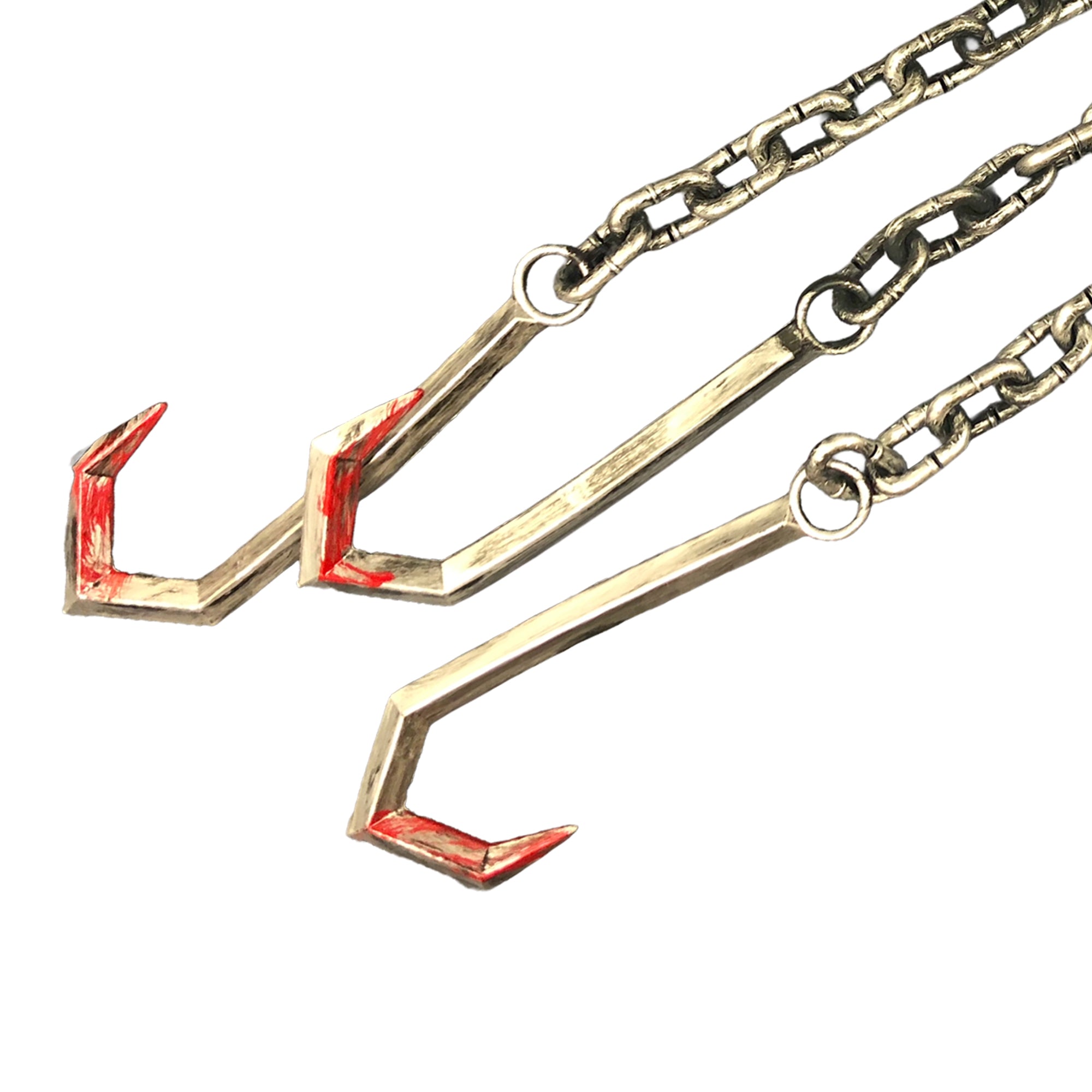 70-inch Bloody Meat Hook and Chain Prop - Image 3