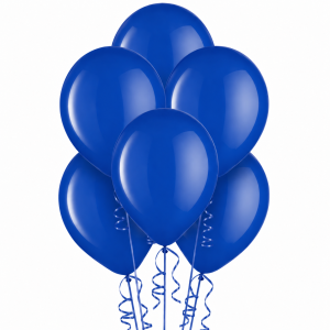 Royal Blue Latex Balloons. 11in. 15ct
