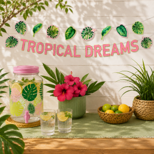 Royal Palm Banner. 2pc