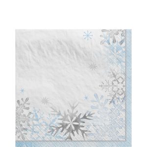 Snowlace Napkins. 16ct (Lunch or Beverage). Assorted Options