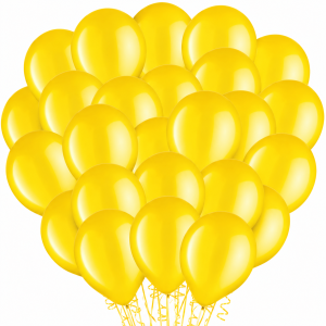 Yellow Latex Balloons. 11in. 100ct