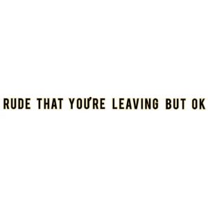 Retirement Rude That You're Leaving Banner
